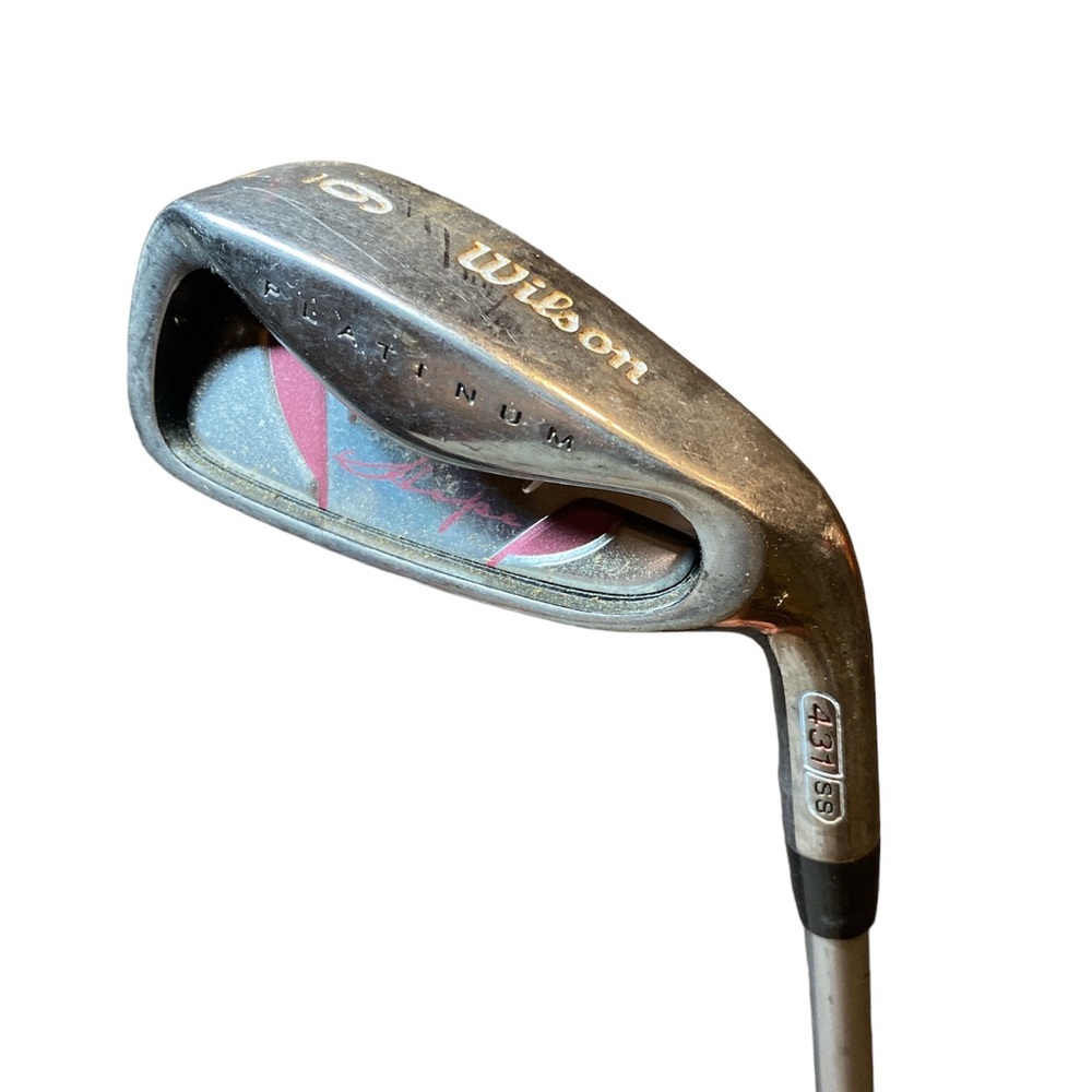 Wilson Golf Hope Platinum 6 Iron Right Handed Graphite Ladies Flex Used